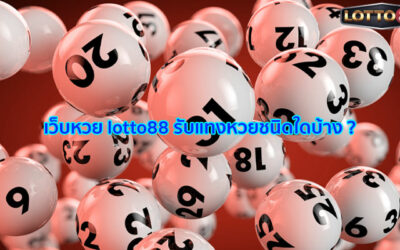 เว็บหวย Lotto88 รับแทงหวยชนิดใดบ้าง แทงหวยที่นี่ดีมั๊ย?